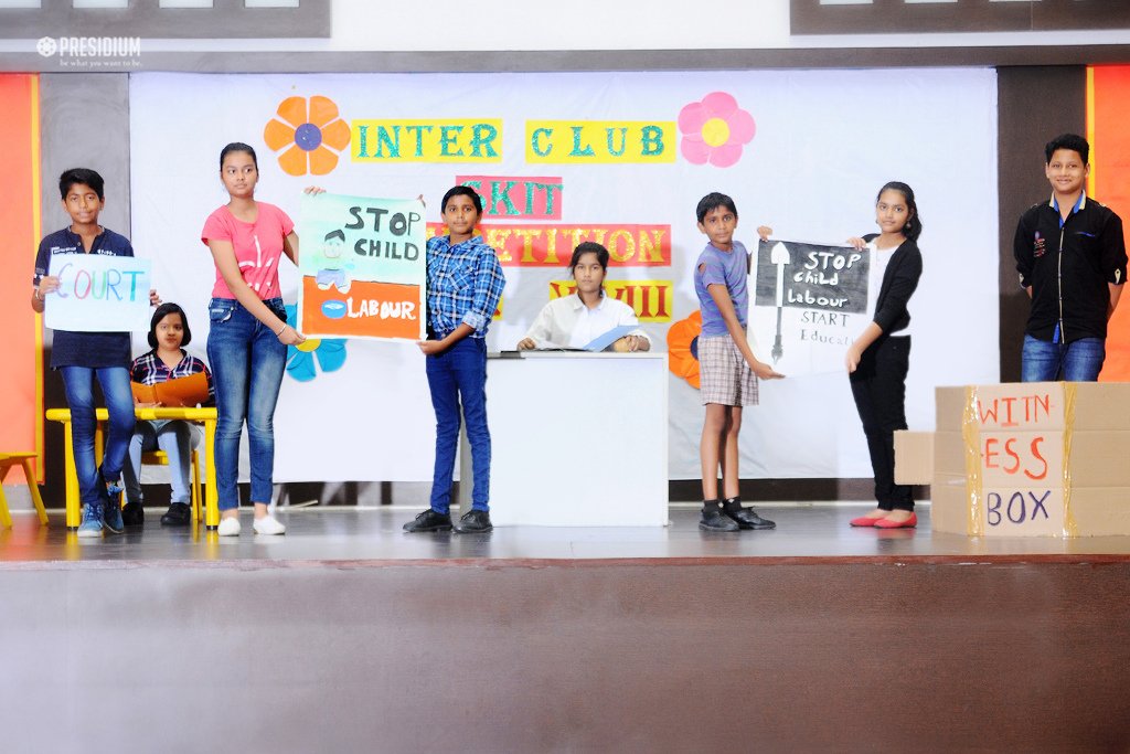 Presidium Rajnagar, INTER-CLUB SKIT COMPETITION: PRESIDIANS DISPLAY ARTISTIC TALENT