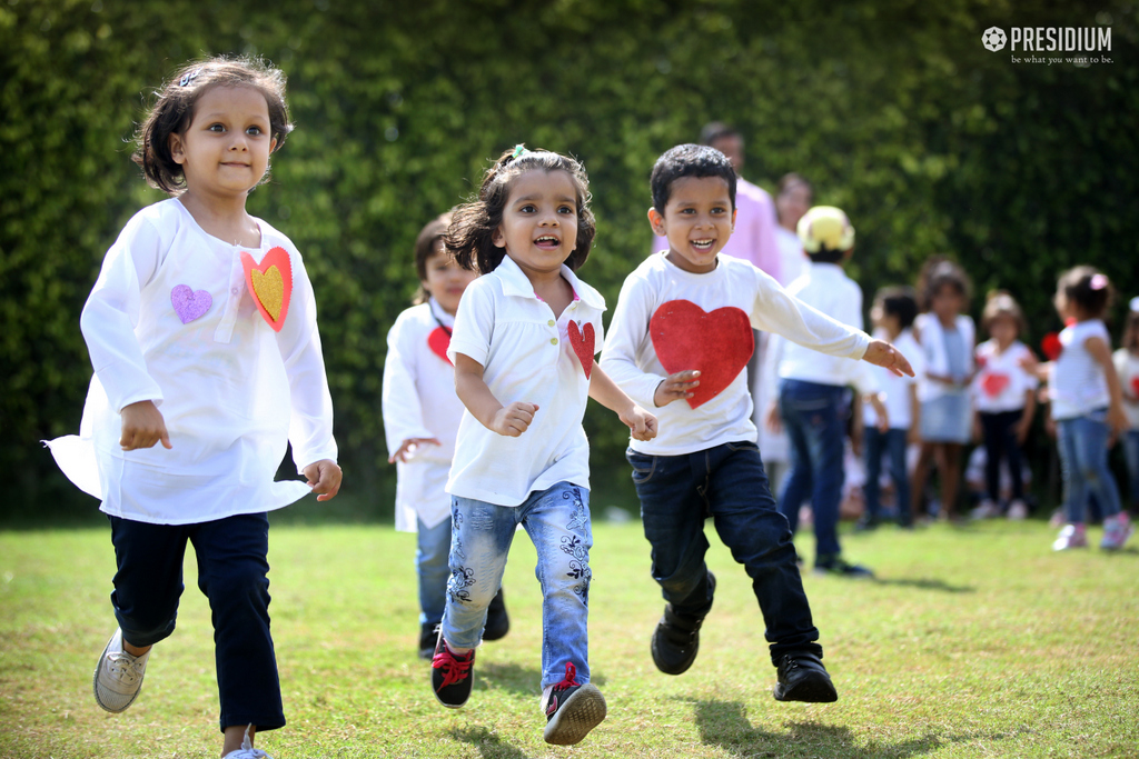 Presidium Rajnagar, HEART DAY: PRESIDIANS GIVE THUMBS UP TO A HEALTHY LIFESTYLE