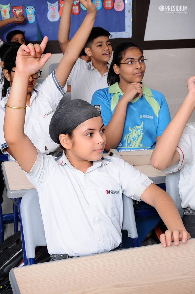 Presidium Rajnagar, LEARNING FRENCH GRAMMAR AND VOCABULARY WITH SPELL BEE ACTIVITY