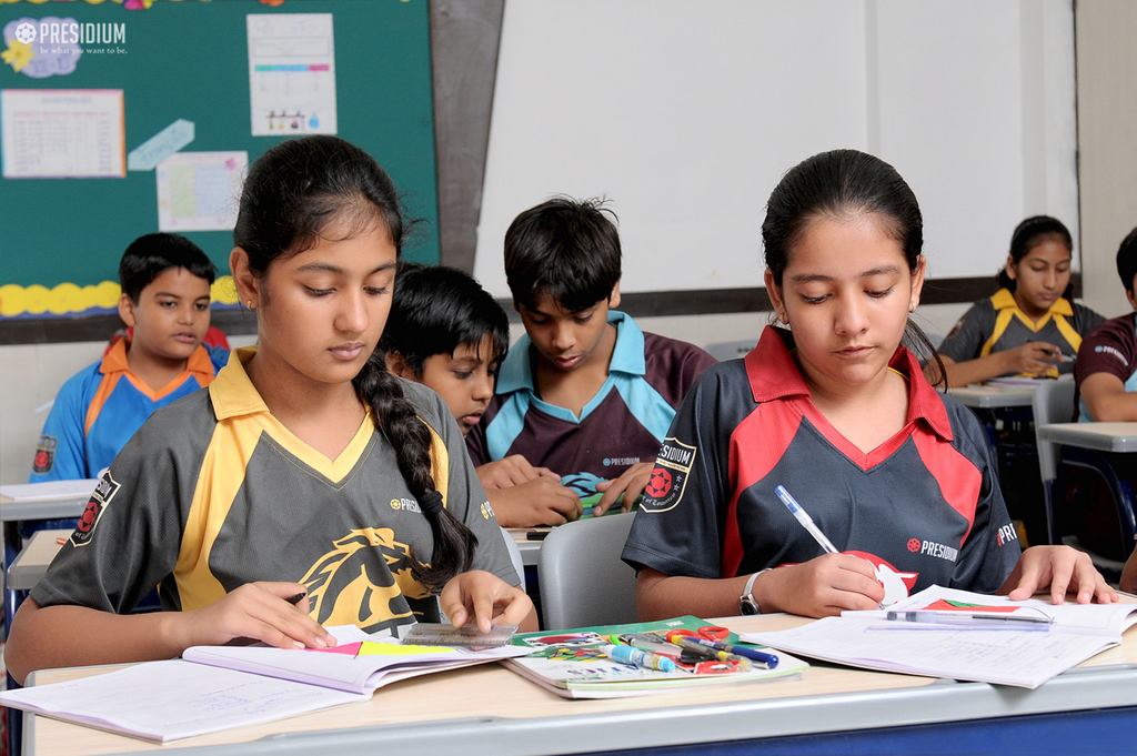 Presidium Rajnagar, EXPERIENTIAL LEARNING ON MATHEMATICS KEEPS BOREDOM AT BAY