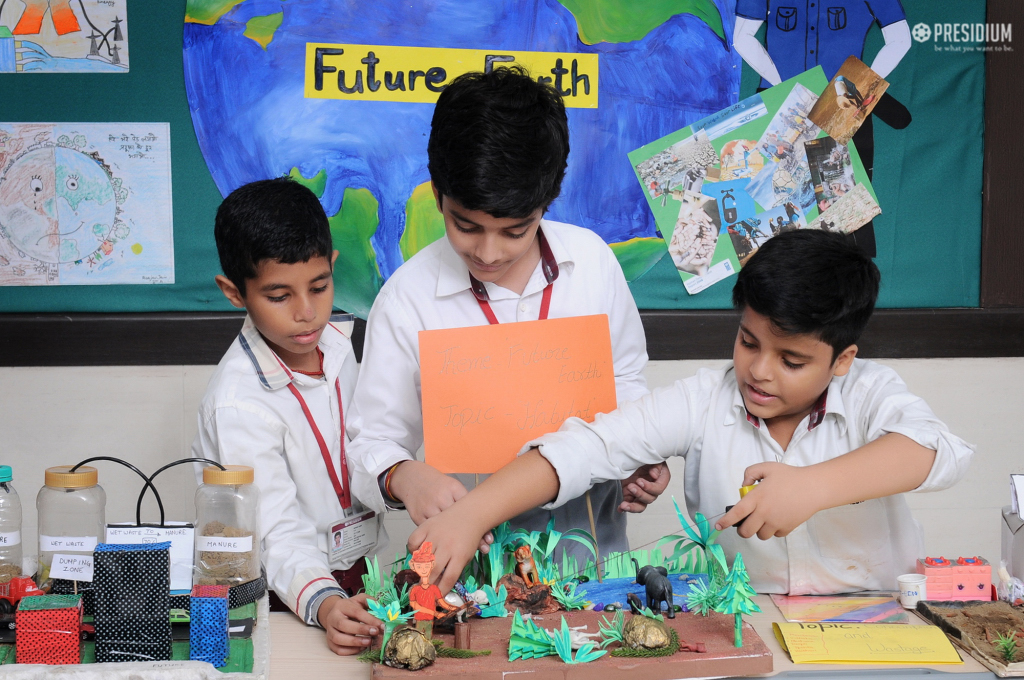 Presidium Rajnagar, PRESIDIANS CELEBRATE SCIENCE WEEK WITH THE THEME ‘FUTURE EARTH’