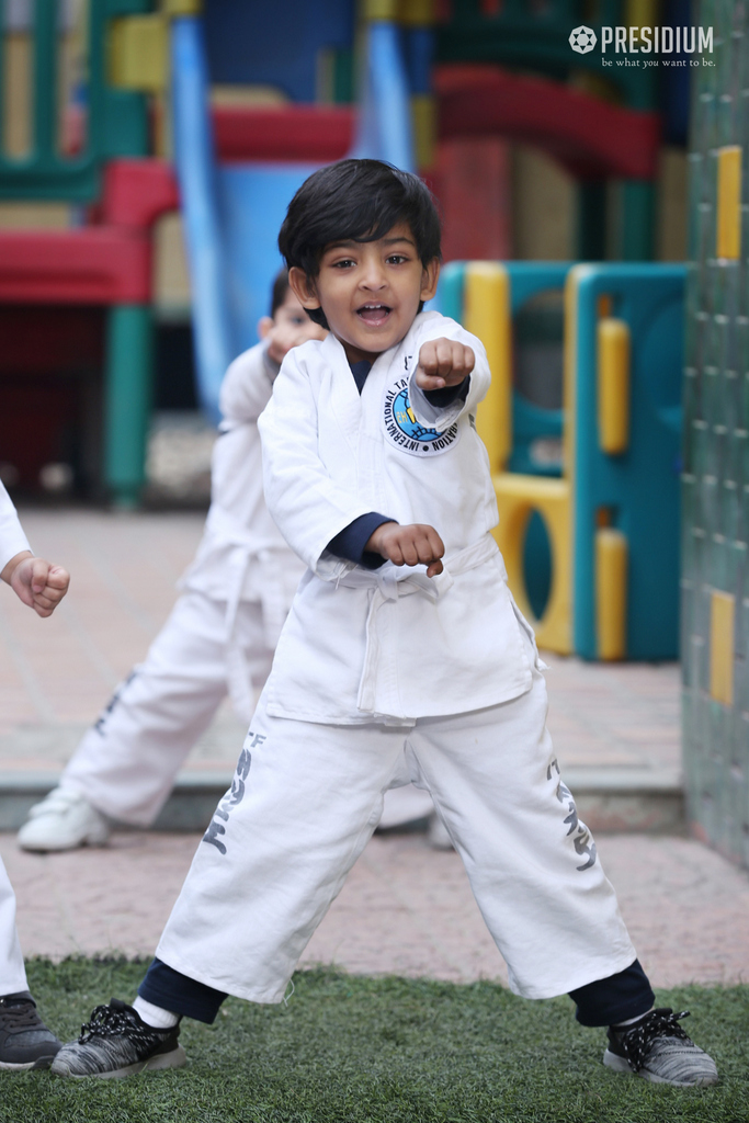 Presidium Vivek Vihar, PRESIDIANS INDULGE IN A FUN TAEKWONDO ACTIVITY