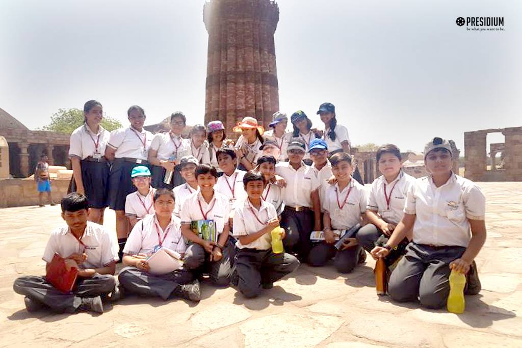 Presidium Indirapuram, VISIT TO QUTUB COMPLEX: PRESIDIANS UNRAVEL A FUN ITIHASS WALK