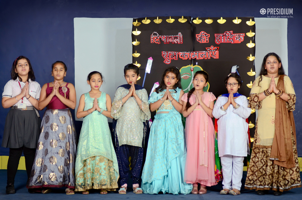 Presidium Vivek Vihar, DIWALI CELEBRATIONS REVEAL PURITY OF SIMPLICITY AND MERRIMENT