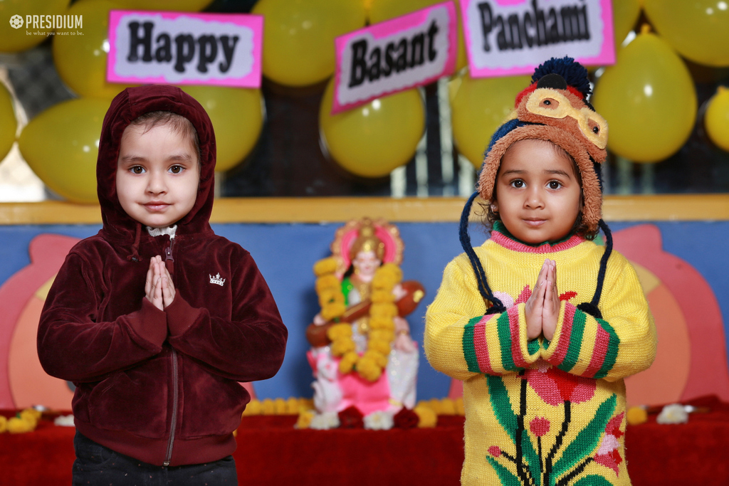 Presidium Vivek Vihar, PRESIDIANS CELEBRATE BASANT PANCHAMI WITH GREAT ARDOR