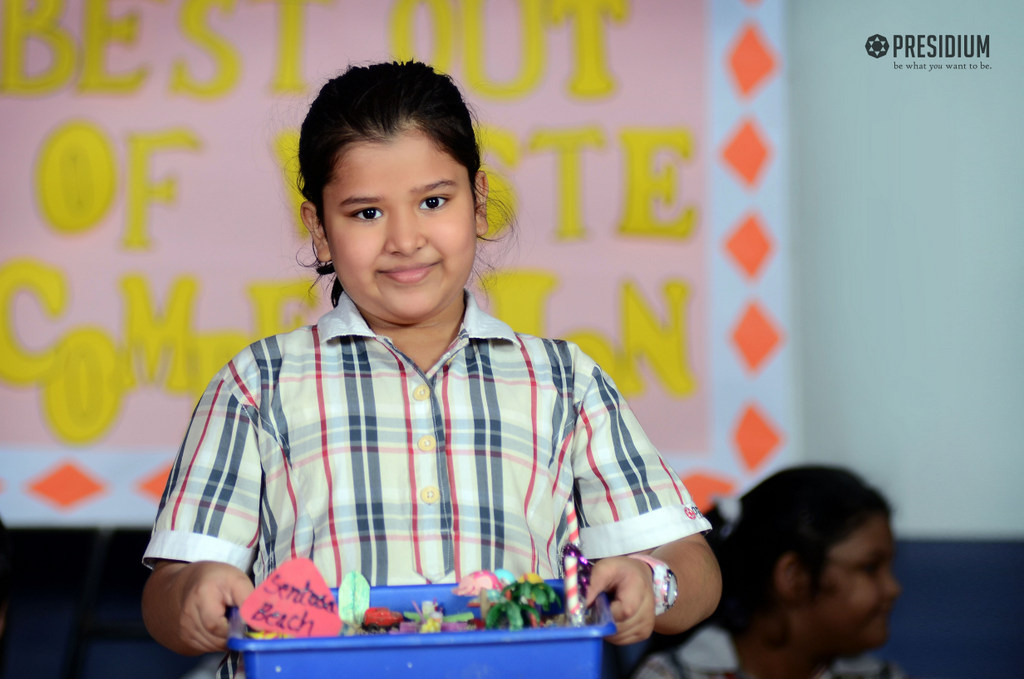 Presidium Vivek Vihar, AN EPITOME OF CREATIVITY IN BEST OUT OF WASTE COMPETITION