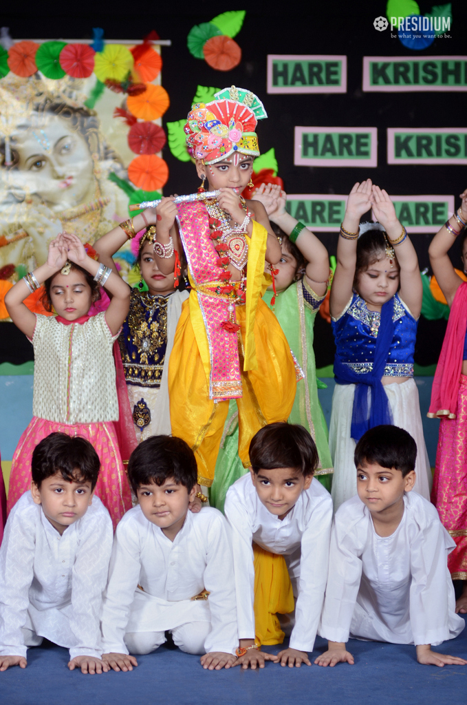 Presidium Vivek Vihar, FLAMBOYANT JANMASHTAMI CELEBRATIONS ELATES YOUNG SOULS