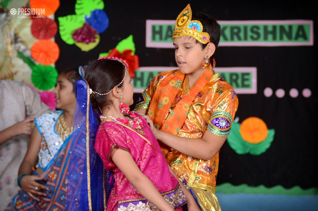 Presidium Vivek Vihar, FLAMBOYANT JANMASHTAMI CELEBRATIONS ELATES YOUNG SOULS