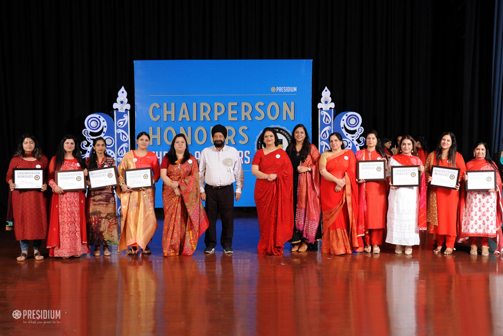 Presidium Vivek Vihar, TEACHERS CELEBRATE SUCCESS AT CHAIRPERSON HONOURS CEREMONY