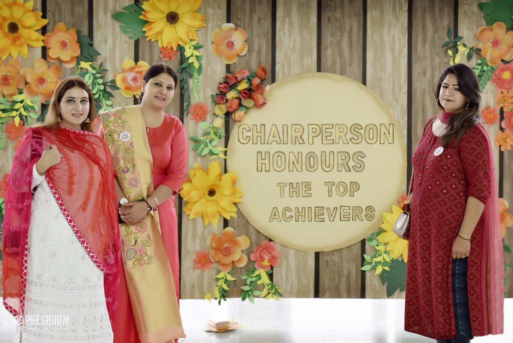 Presidium Vivek Vihar, TEACHERS CELEBRATE SUCCESS AT CHAIRPERSON HONOURS CEREMONY