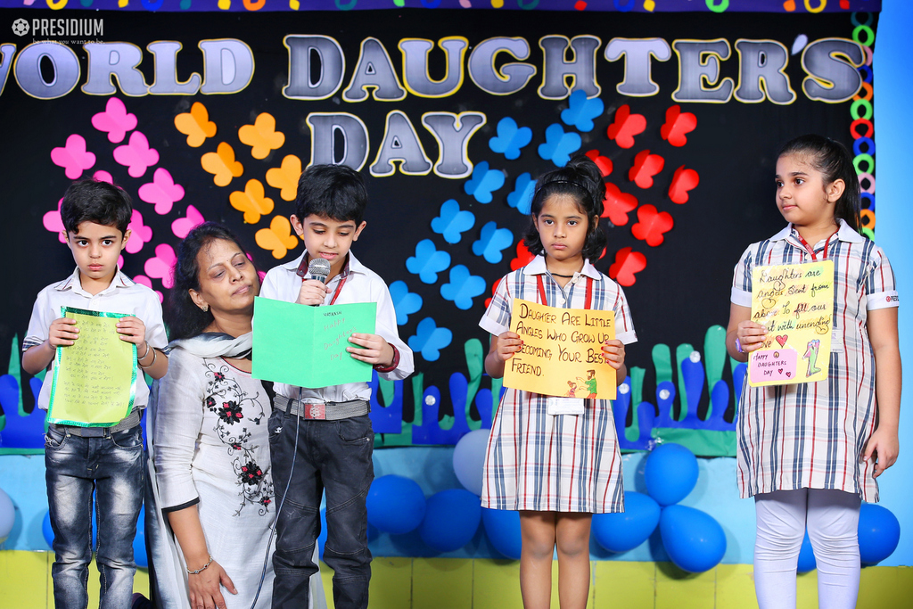 Presidium Vivek Vihar, CELEBRATING THE LITTLE ANGELS OF THE FAMILY ON DAUGHTER’S DAY 