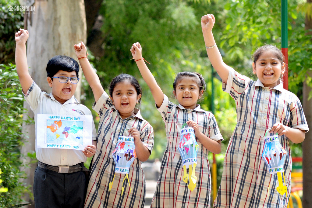 Presidium Vivek Vihar, SPREADING THE MESSAGE OF SAVING ENVIRONMENT ON WORLD EARTH DAY!