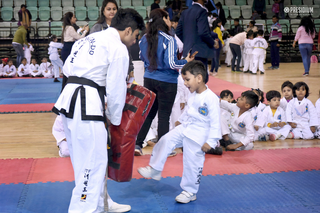 Presidium Vivek Vihar, STUDENTS OF PRESIDIUM ACED IN TAEKWONDO