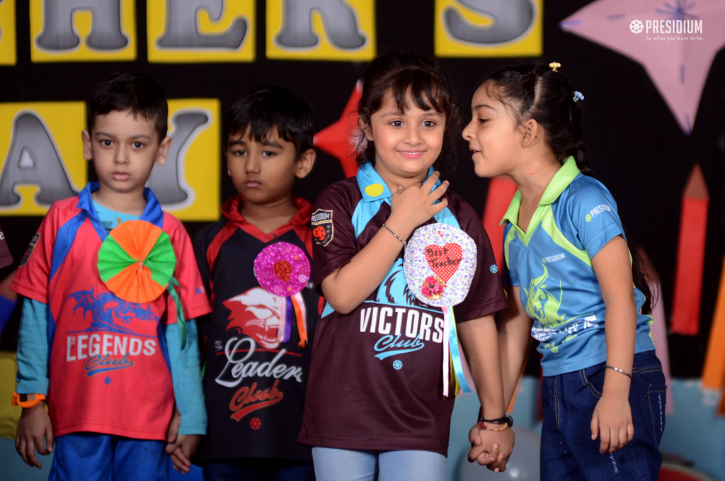 Presidium Vivek Vihar, STUDENTS SALUTE THEIR BELOVED TEACHERS ON TEACHER’S DAY