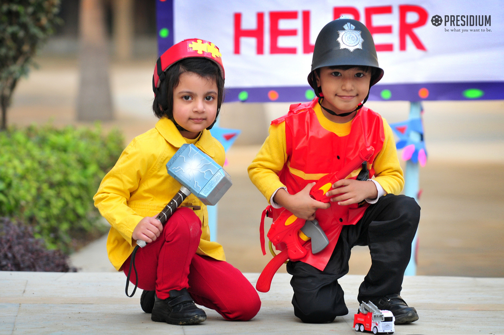 Presidium Indirapuram, STUDENTS DEVELOP A SENSE OF GRATITUDE TO COMMUNITY HELPERS