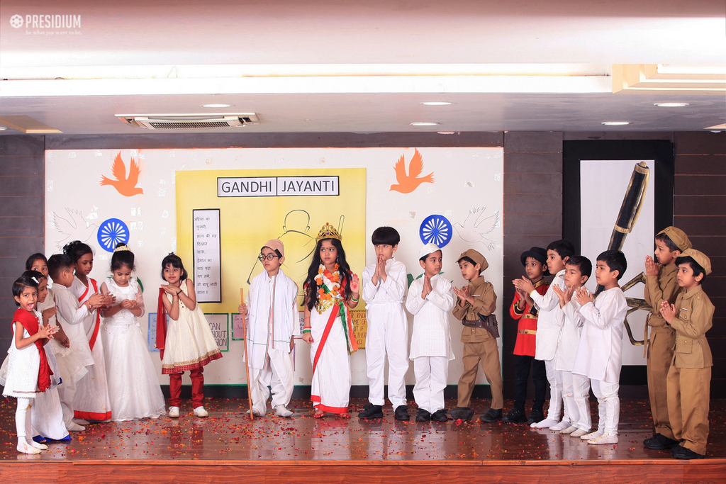 Presidium Gurgaon-57, GANDHI JAYANTI: PRESIDIANS VOW TO FOLLOW GANDHIJI'S PATH OF LIFE