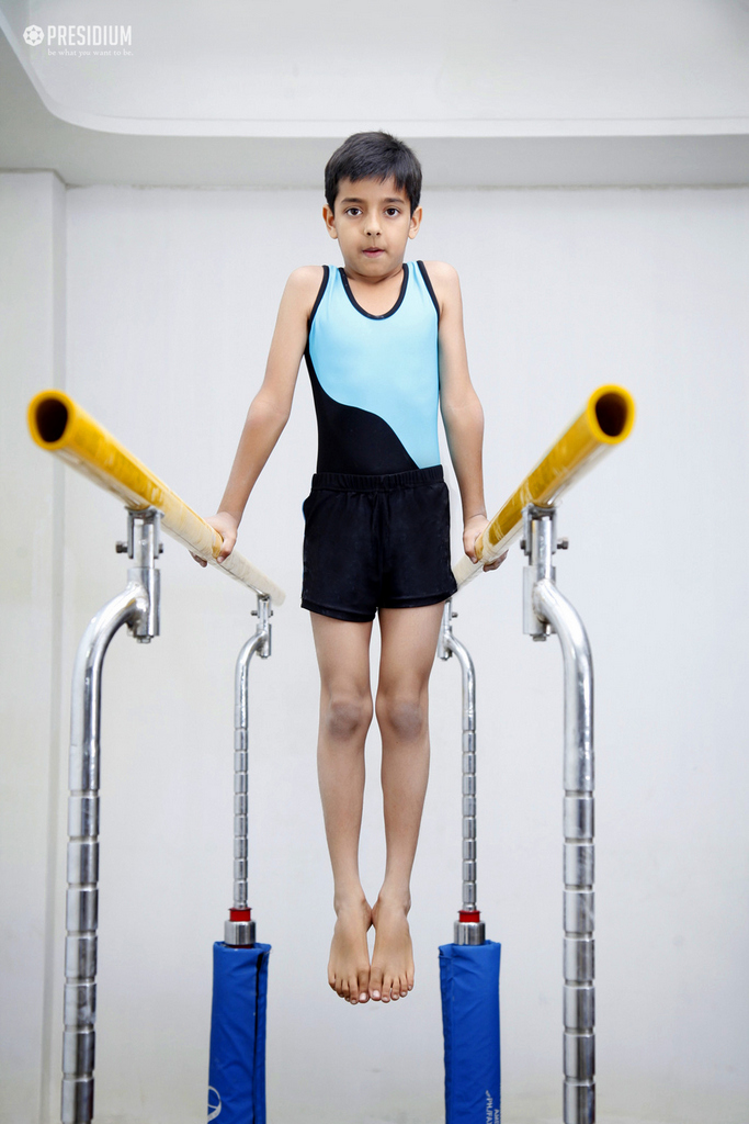 Presidium Gurgaon-57, BUDDING GYMNASTS SHINE AT CBSE SPORTS & GAMES COMPETITION