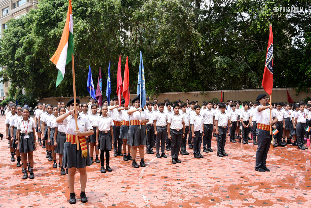 Presidium Gurgaon-57, MRS.SUDHA GUPTA CELEBRATES INDEPENDENCE DAY WITH PRESIDIANS