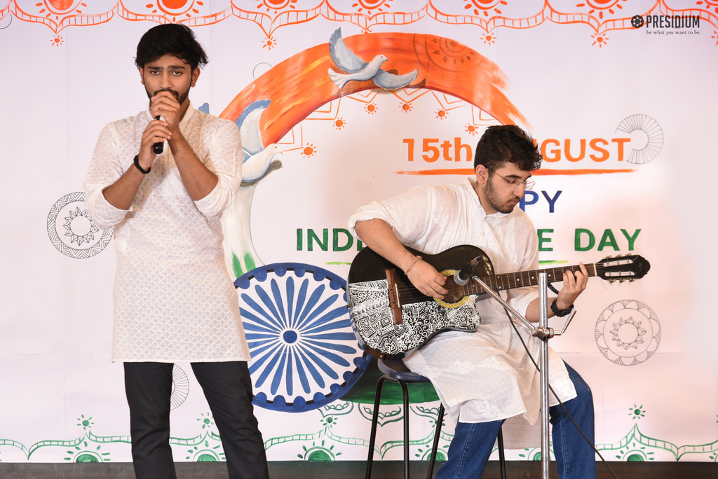 Presidium Gurgaon-57, MRS.SUDHA GUPTA CELEBRATES INDEPENDENCE DAY WITH PRESIDIANS