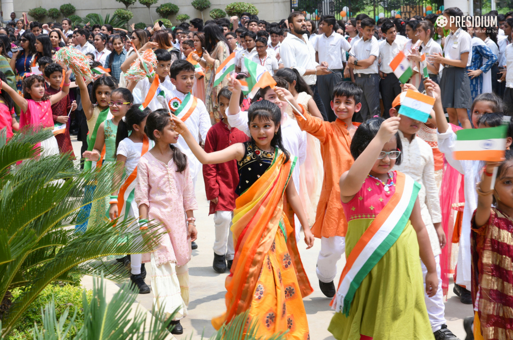 Presidium Indirapuram, MRS.SUDHA GUPTA GRACES THE GRAND INDEPENDENCE DAY CELEBRATION