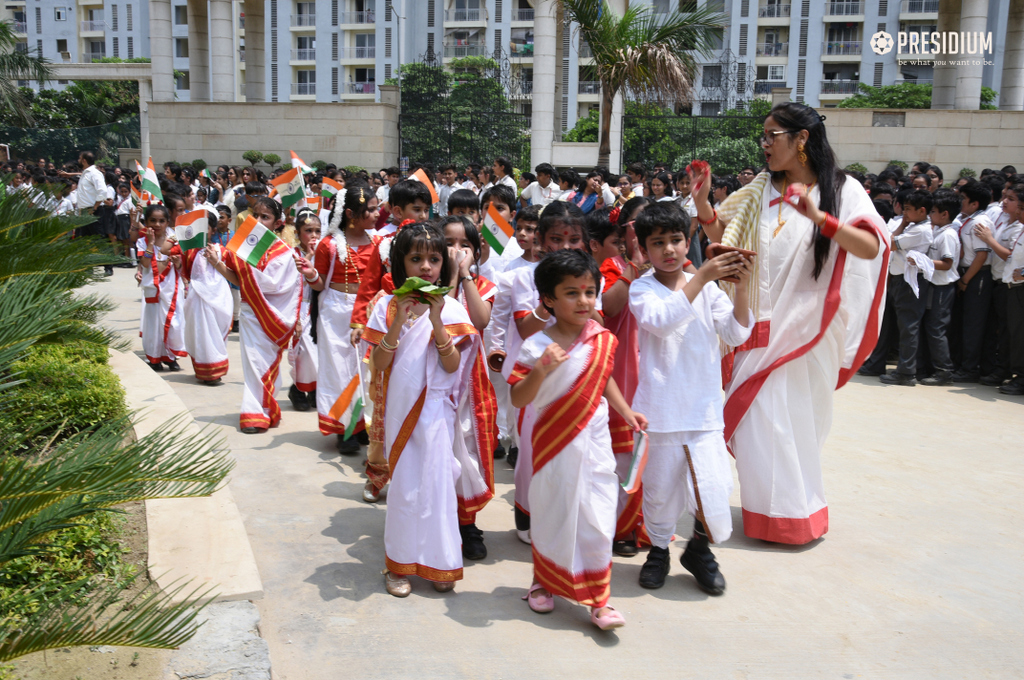 Presidium Indirapuram, MRS.SUDHA GUPTA GRACES THE GRAND INDEPENDENCE DAY CELEBRATION