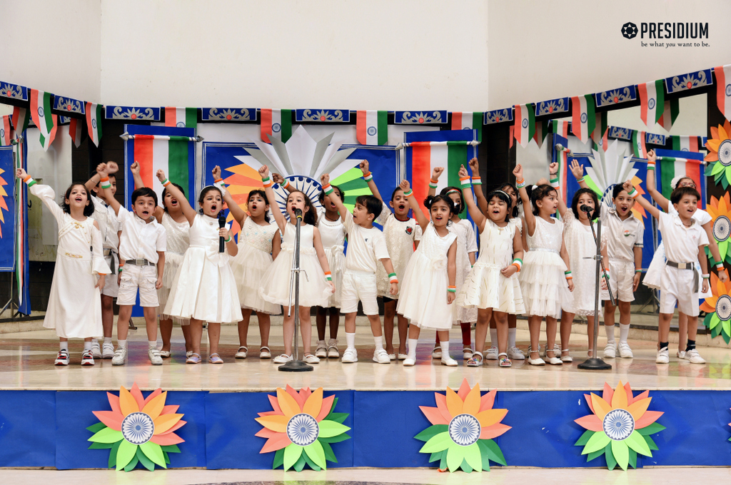 Presidium Indirapuram, MRS.SUDHA GUPTA GRACES THE GRAND INDEPENDENCE DAY CELEBRATION