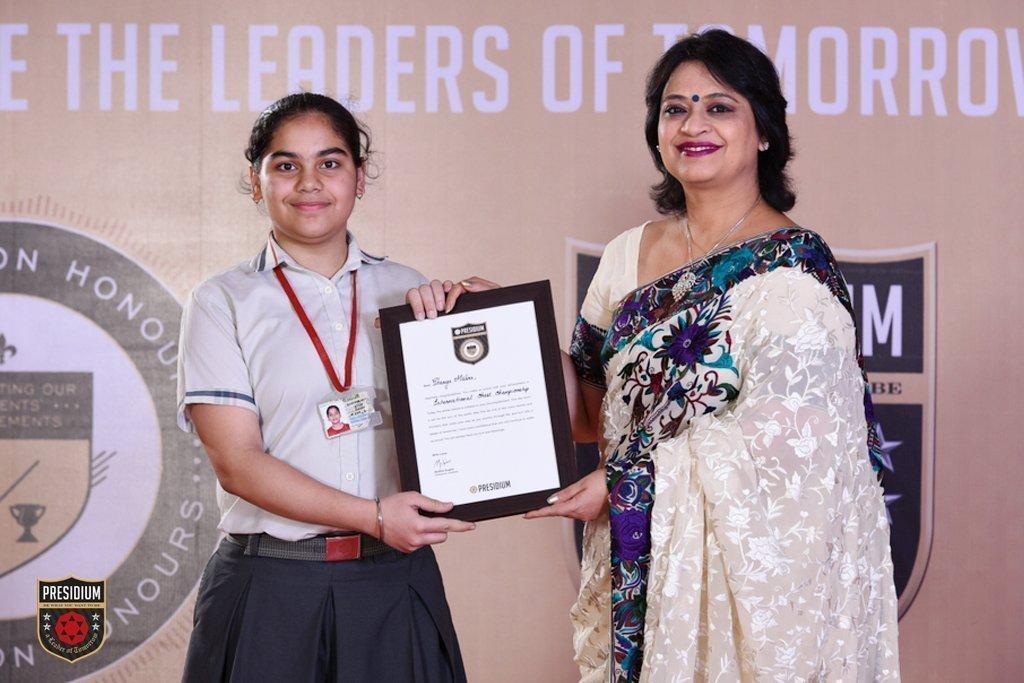 Presidium Indirapuram, PRESIDIUM’S YOUNG ACHIEVERS ACKNOWLEDGED AT CHAIRPERSON HONOURS-A GRAND CEREMONY