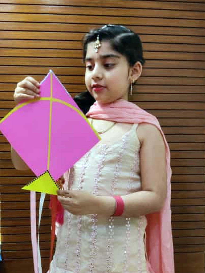 Presidium Indirapuram, STUDENTS MARK THE AUSPICIOUS DAY OF MAKAR SANKRANTI WITH FERVOUR