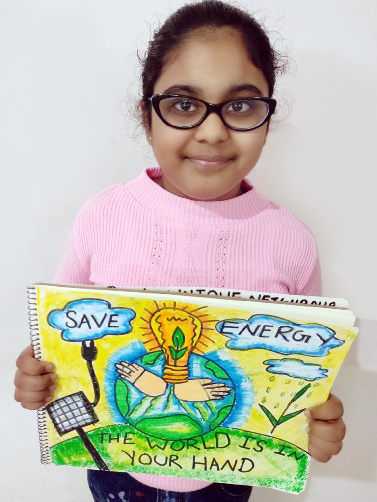 Presidium Indirapuram, STUDENTS MARK NATIONAL ENERGY CONSERVATION DAY WITH POSTER MAKING