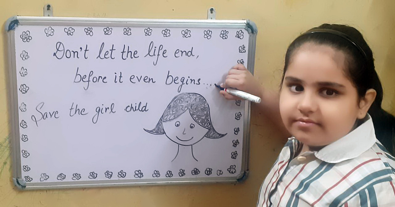 Presidium Dwarka-6, INTERNATIONAL DAY OF GIRL CHILD: GIRLS ARE THE FUTURE
