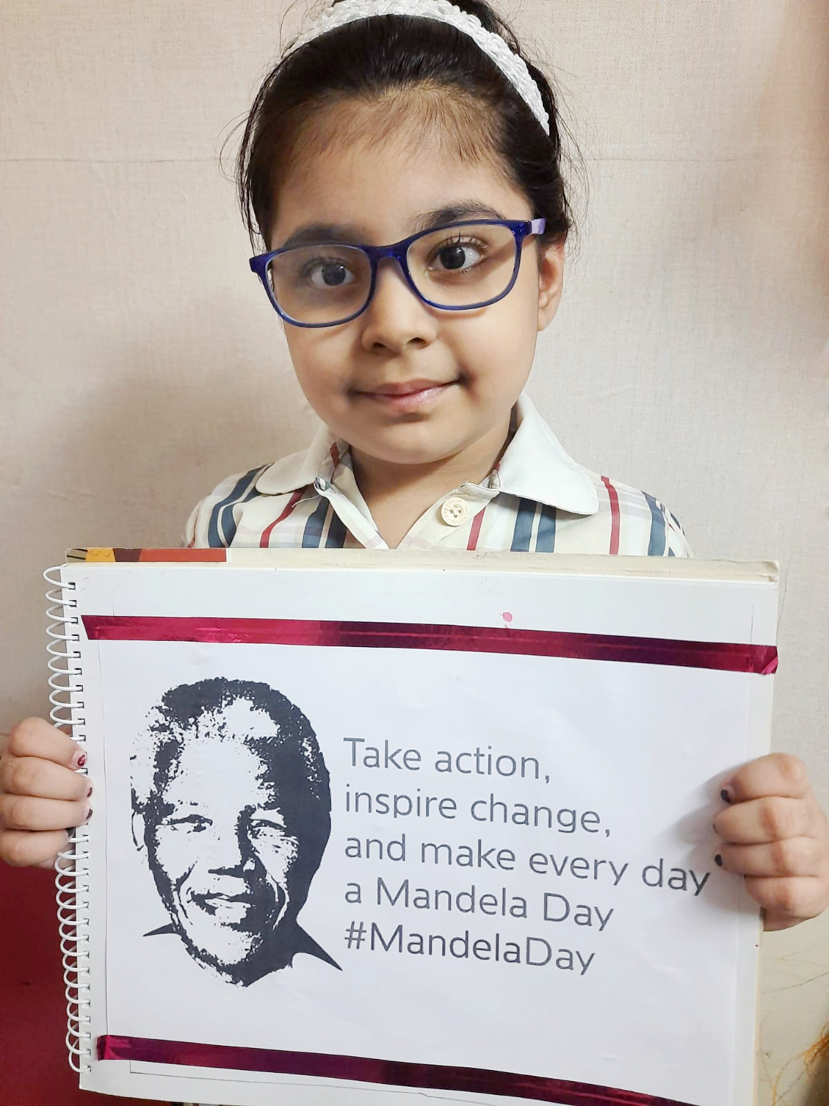 Presidium Dwarka-6, PRESIDIANS REMEMBER THE TEACHINGS OF NELSON MANDELA