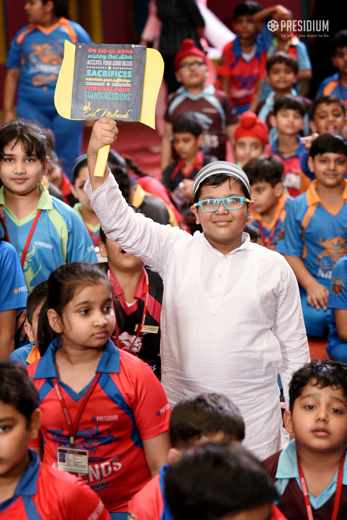 Presidium Punjabi Bagh, PRESIDIANS SHARE PREACHINGS OF THE PROPHET ON EID AL-ADHA