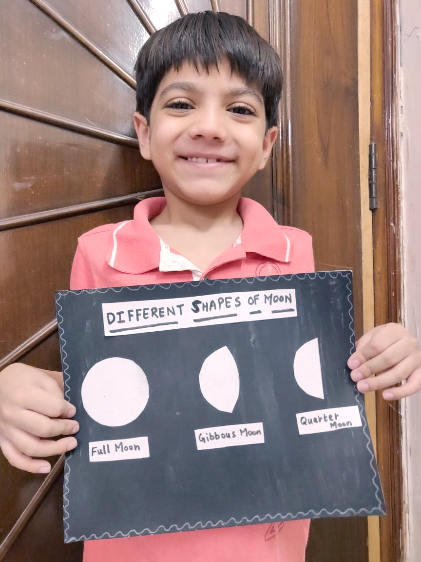 Presidium Punjabi Bagh, STUDENTS LEARN ABOUT THE DIFFERENT PHASES OF MOON