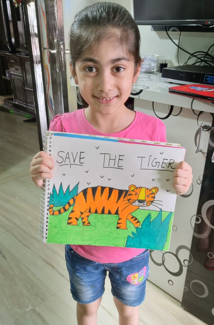 Presidium Pitampura, SAVE TIGERS TO ENSURE THE SURVIVAL OF HUMAN RACE!