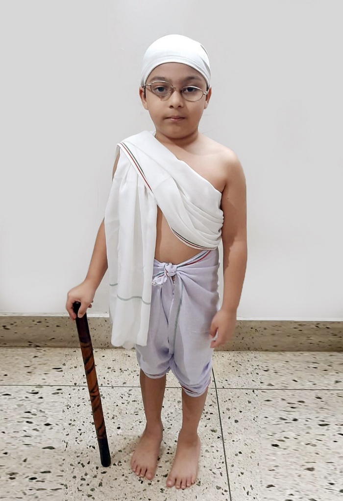 Mahatma Gandhi Fancy Dress Costume For Boys – Sanskriti Fancy Dresses