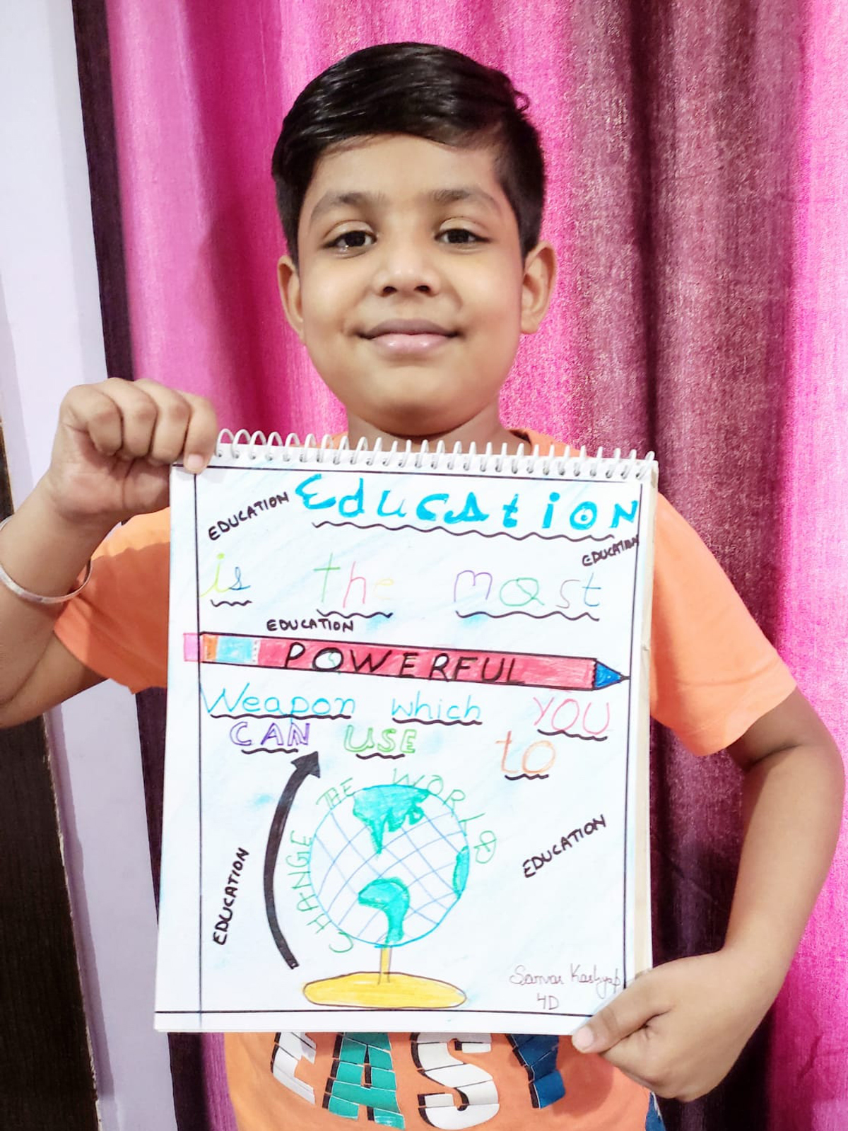 Presidium Rajnagar, POSTER MAKING & SLOGAN WRITING: STUDENTS HONE THEIR IMAGINATION 