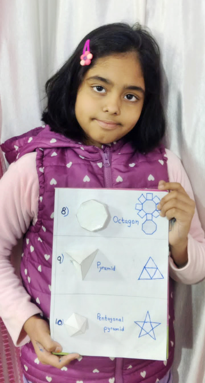 Presidium Dwarka-6, STUDENTS LEARN ABOUT THE 3D SHAPES WITH A FUN ACTIVITY