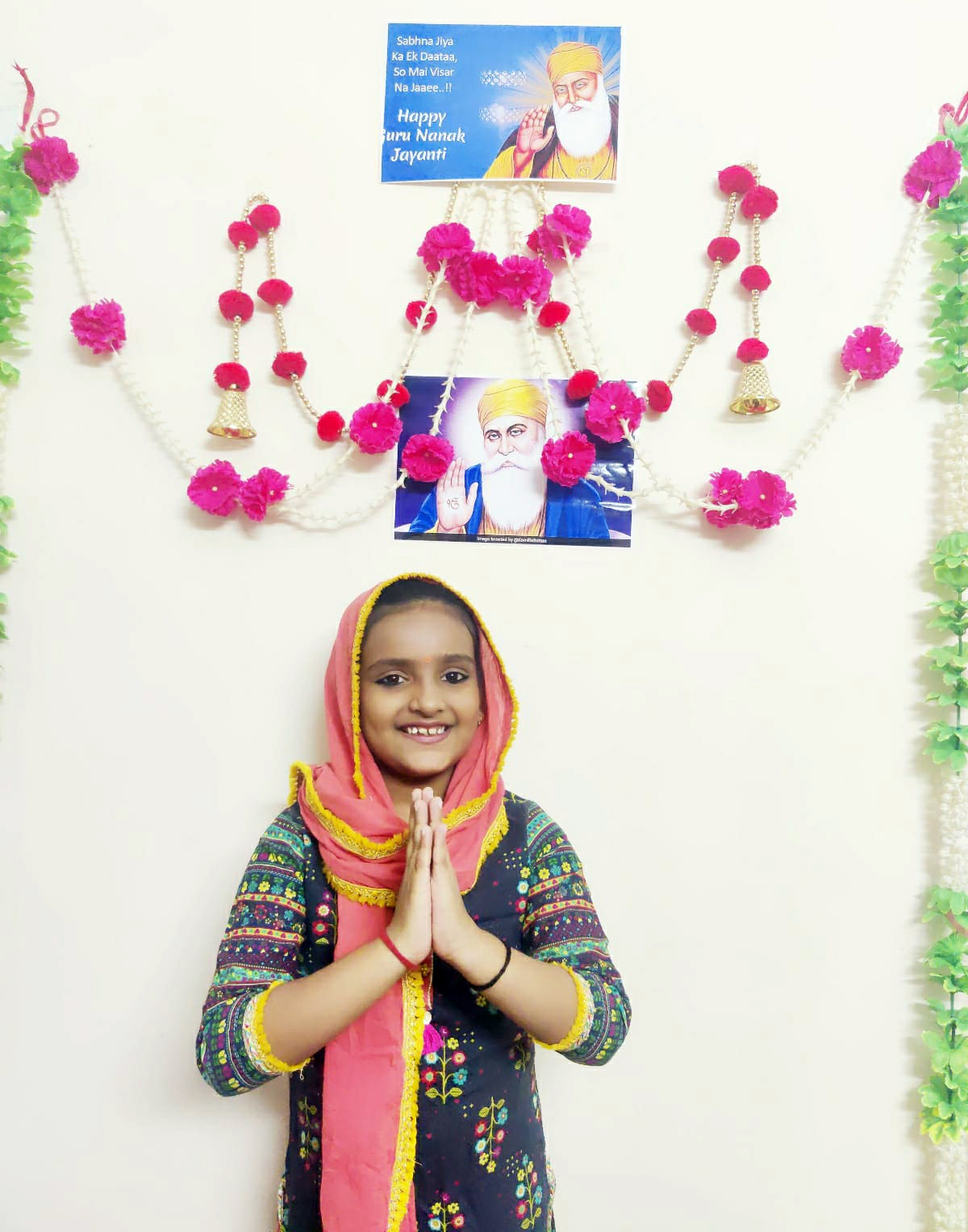 Presidium Dwarka-6, GURUPURAB: MAY THE TEACHINGS OF WAHEGURU GUIDES US ALWAYS IN LIFE