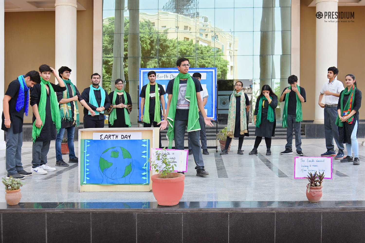 Presidium Gurgaon-57, EARTH DAY: YOUNG ENVIRONMENTALISTS MAKE A DIFFERENCE! 