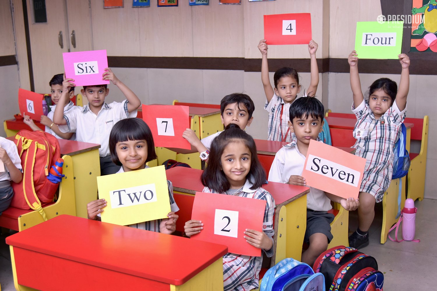 Presidium Gurgaon-57, YOUNG MINDS UNDERSTAND THE CONCEPT OF NUMBER NAMES