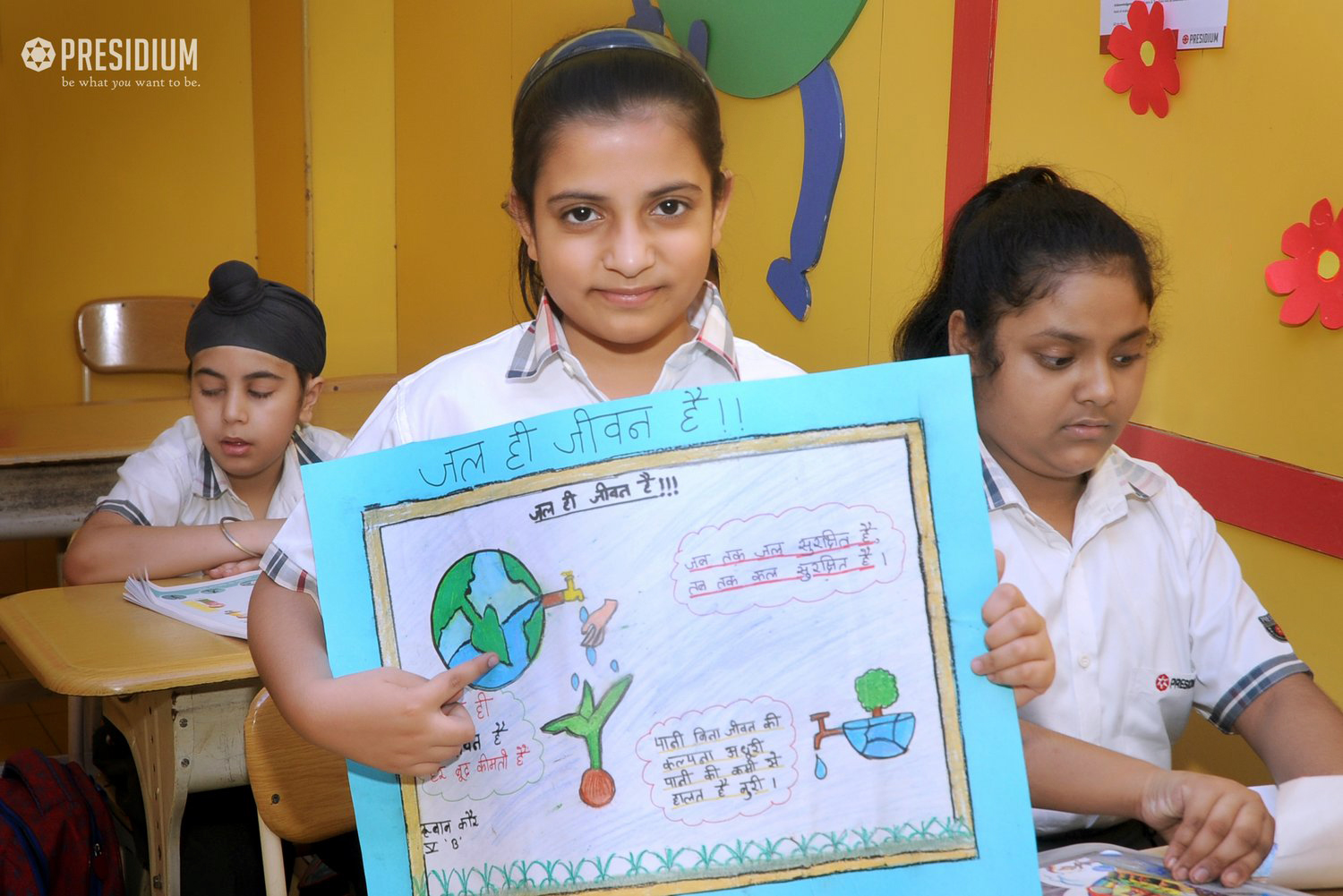 Presidium Punjabi Bagh, STUDENTS SPREAD AWARENESS ABOUT THE IMPORTANCE OF WATER