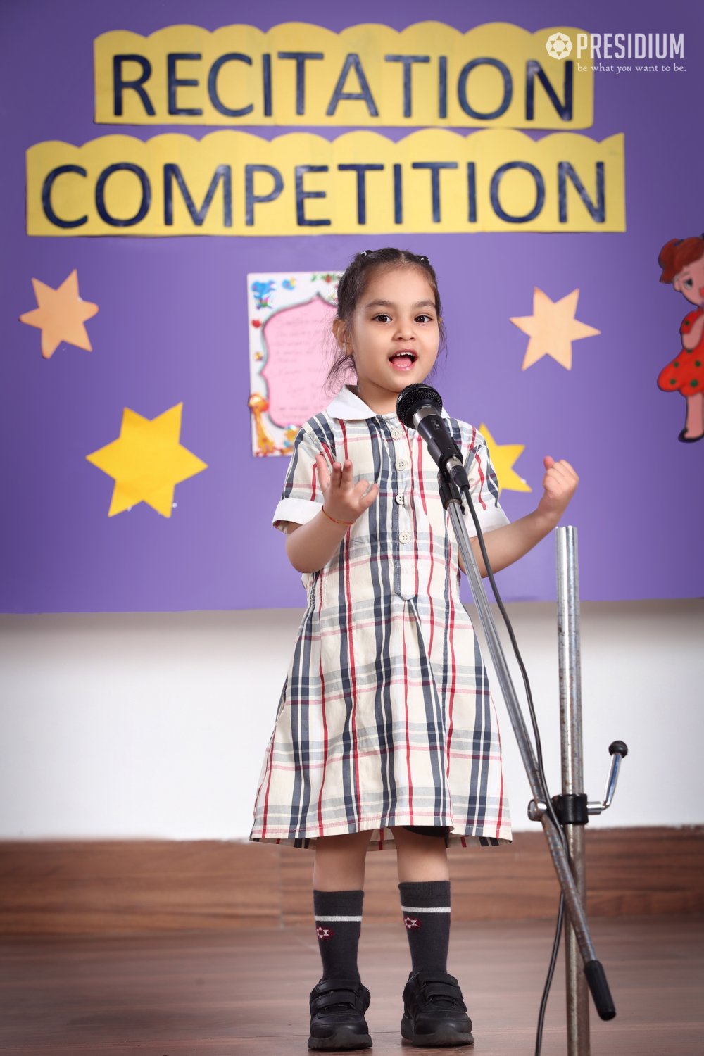 Presidium Pitampura, RECITATION COMPETITION: STUDENTS ENHANCE THEIR SPEAKING SKILLS