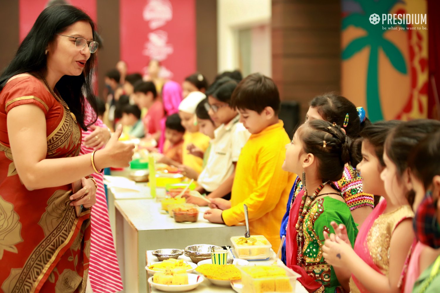 Presidium Rajnagar, FOOD FAIR ACTIVITY: STUDENTS EXPLORE THE FLAVOURS OF INDIA