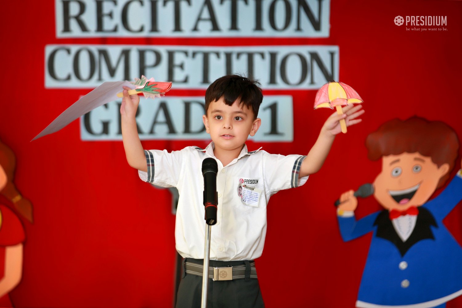 Presidium Rajnagar, RECITATION COMPETITION: STUDENTS HONE THEIR COMMUNICATIONS SKILL