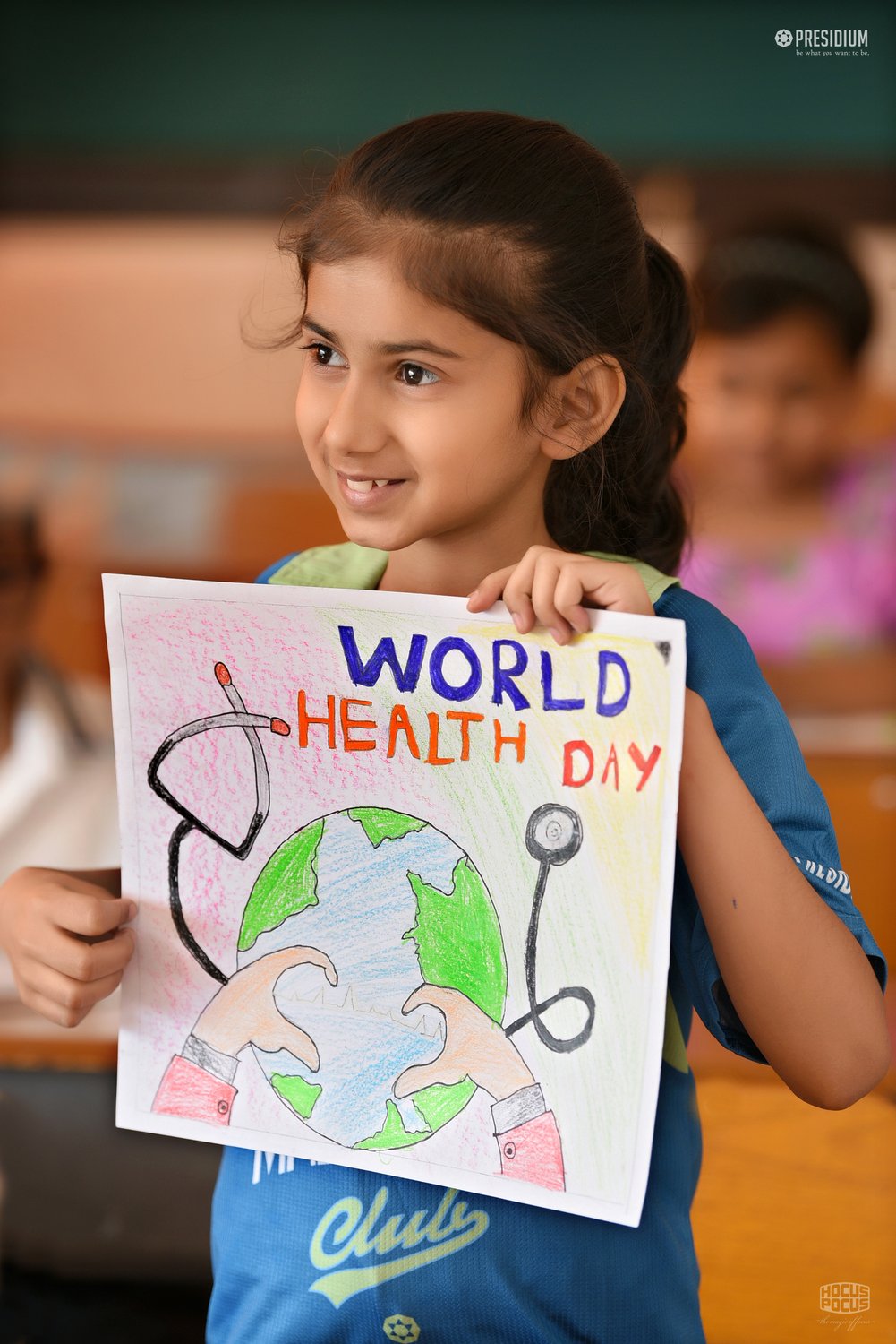 Presidium Rajnagar, STUDENTS ENCOURAGE ALL TO ADOPT A HEALTHY LIFESTYLE!