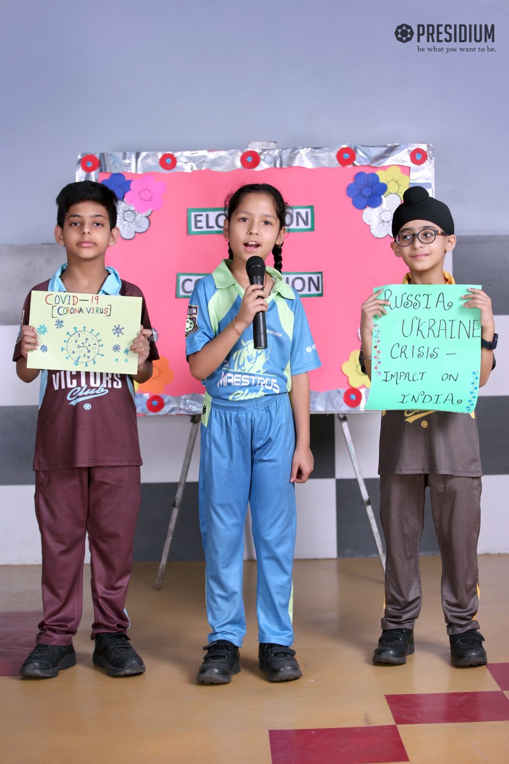 Presidium Vivek Vihar, STUDENTS ACE THE ART OF PUBLIC SPEAKING AT ELOCUTION COMPETITION