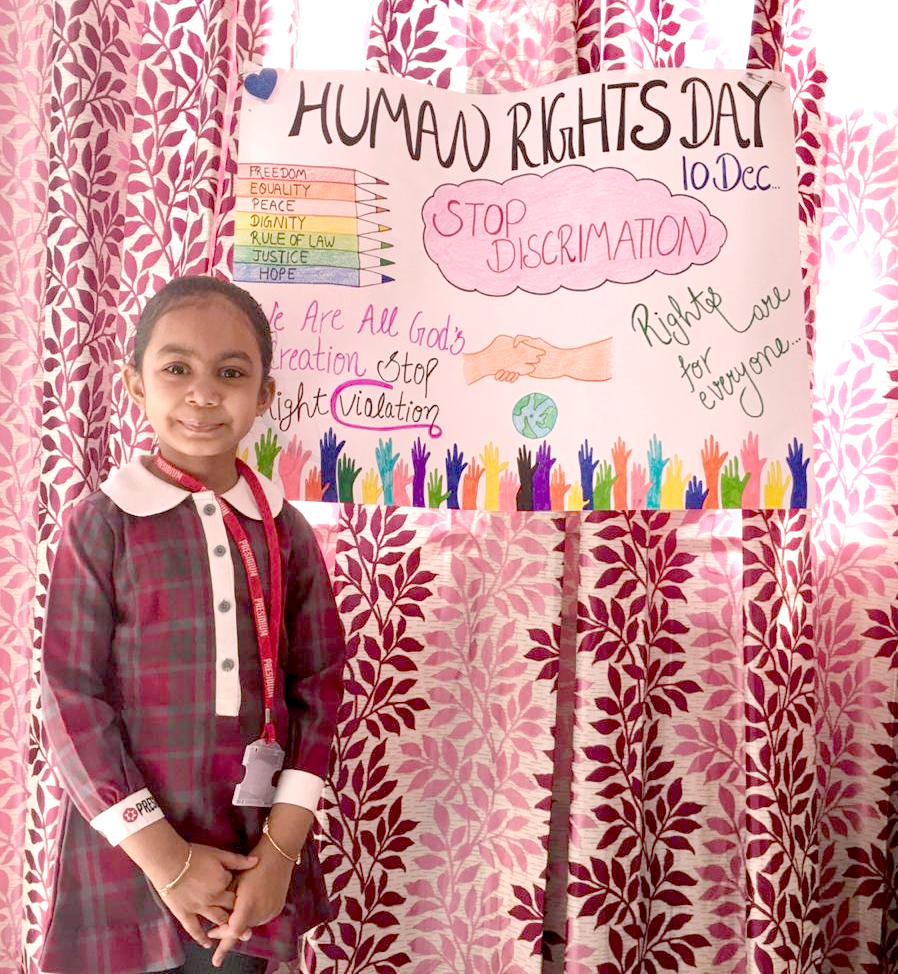 Presidium Vivek Vihar, PRESIDIANS ORGANIZE A SPECIAL ASSEMBLY ON HUMAN RIGHTS DAY