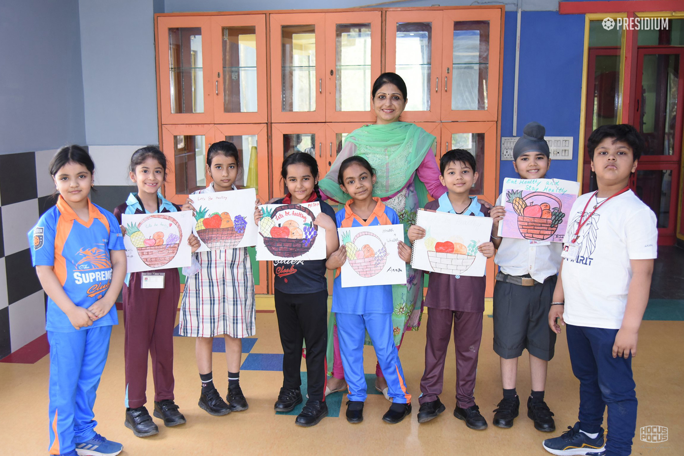 Presidium Vivek Vihar, STUDENTS LEARN THE IMPORTANCE OF STAYING PHYSICALLY FIT