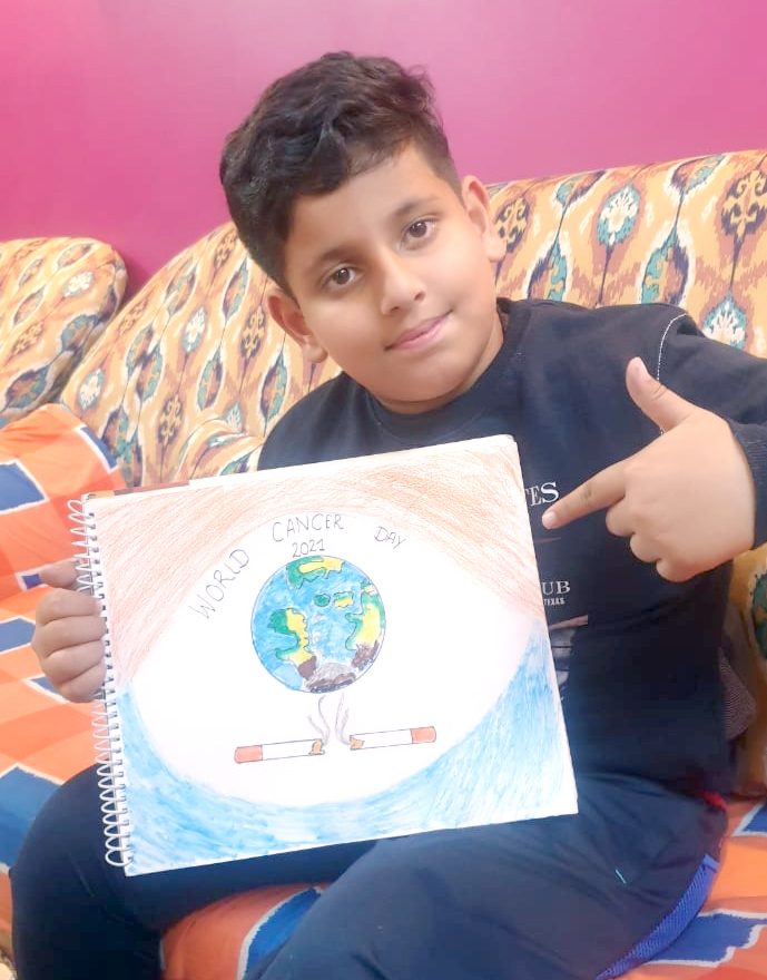 Presidium Vivek Vihar, STUDENTS OBSERVE WORLD CANCER DAY WITH A HANDFUL OF ACTIVITIES Presidium Vivek Vihar, STUDENTS OBSERVE WORLD CANCER DAY WITH A HANDFUL OF ACTIVITIES