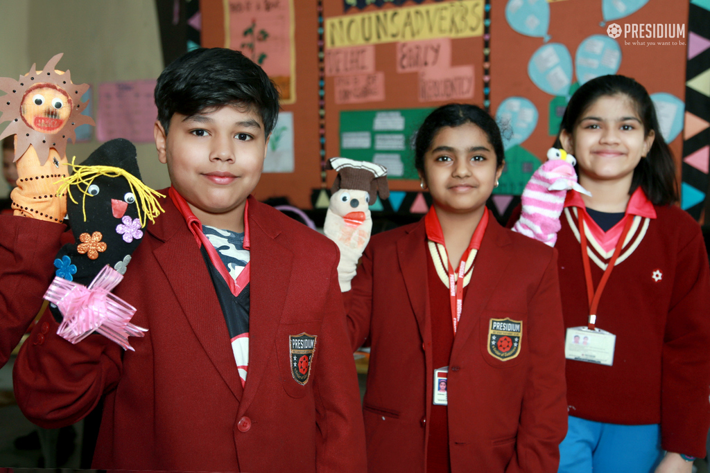 Presidium Indirapuram, OUR BUDDING ARTISTS MAKE THE MOST OF PUPPET MAKING COMPETITION